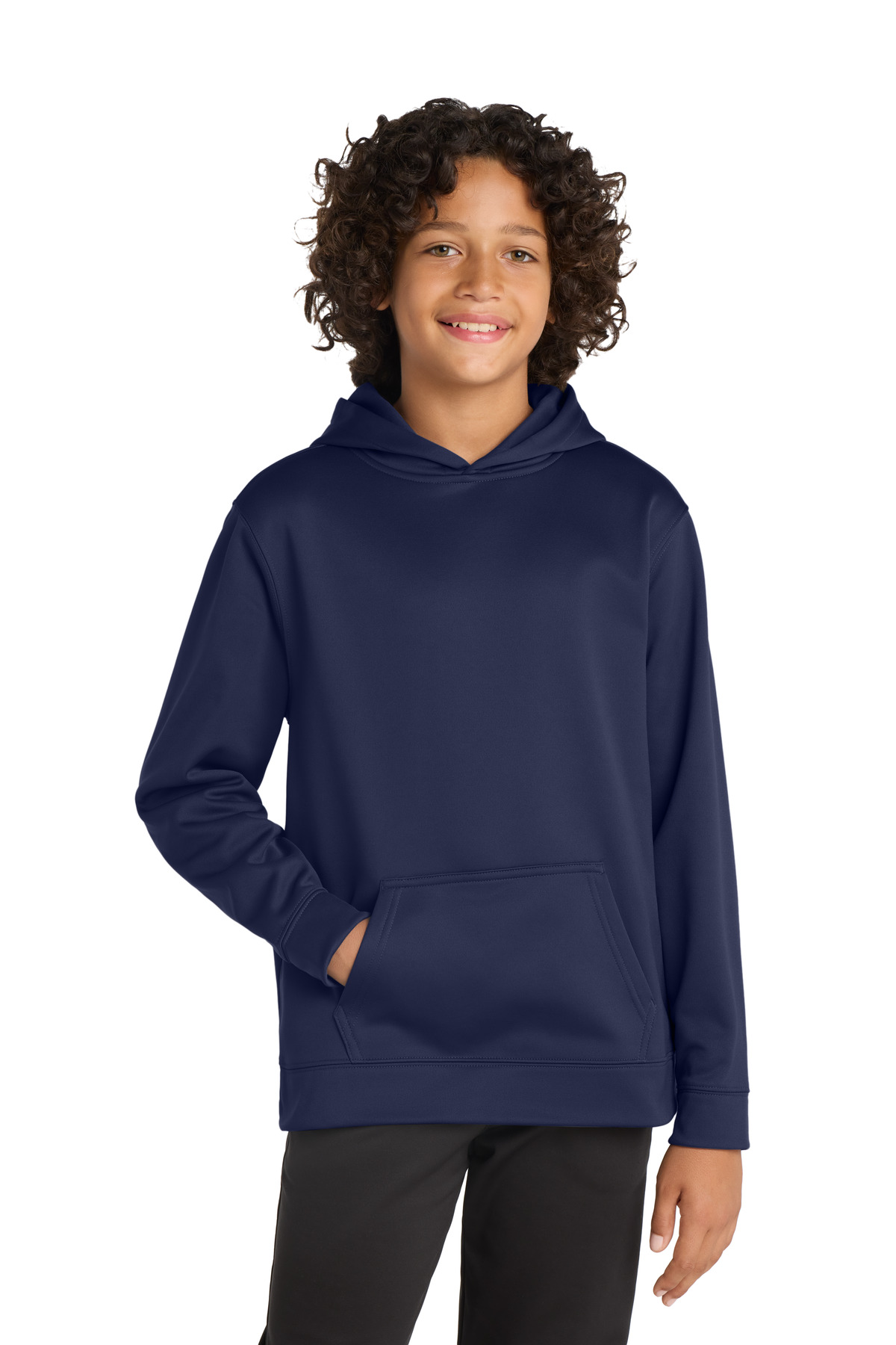 Sport-Tek Youth Sport-Wick Fleece Hooded Pullover. YST244 40