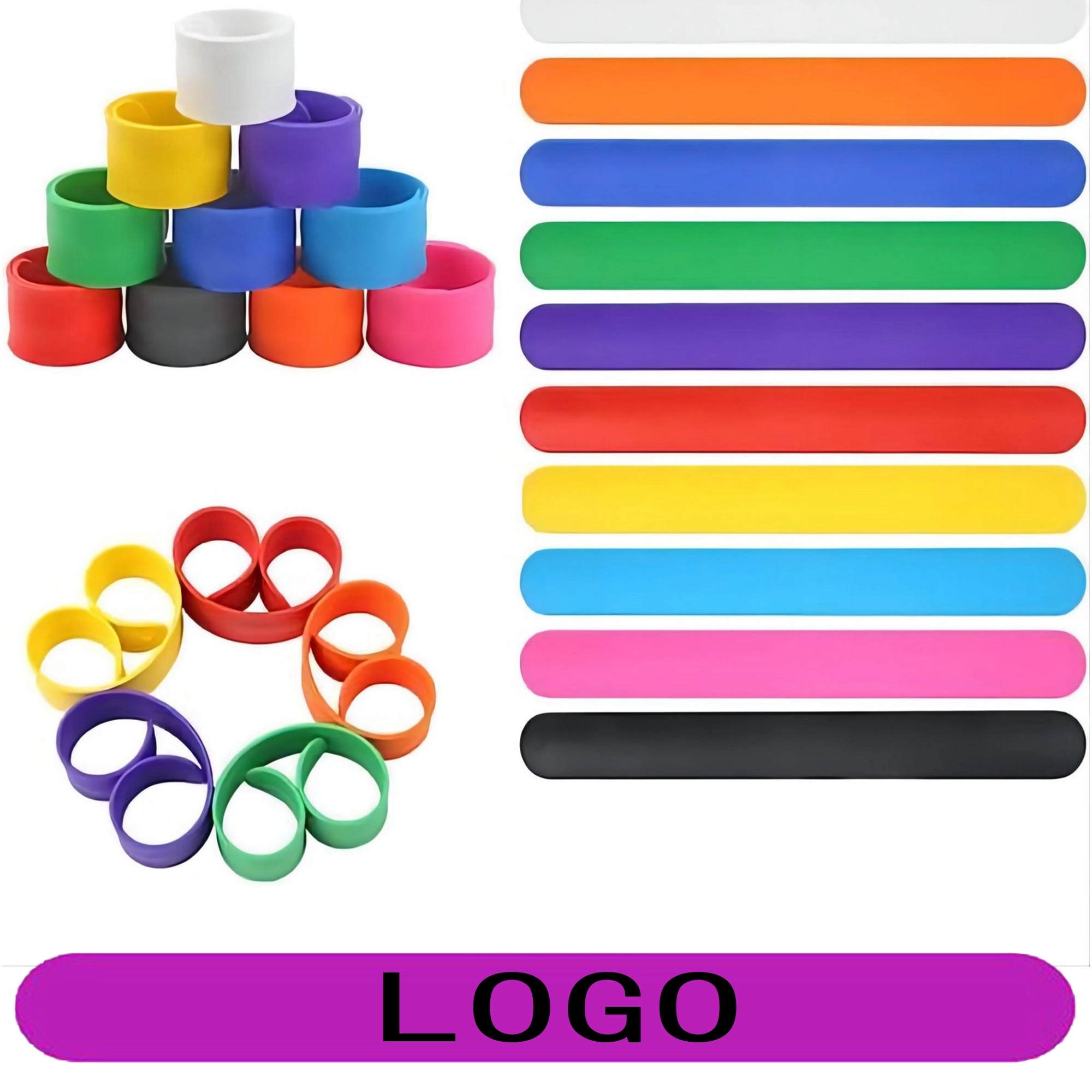 Silicone Elastic Slap Bracelet 2