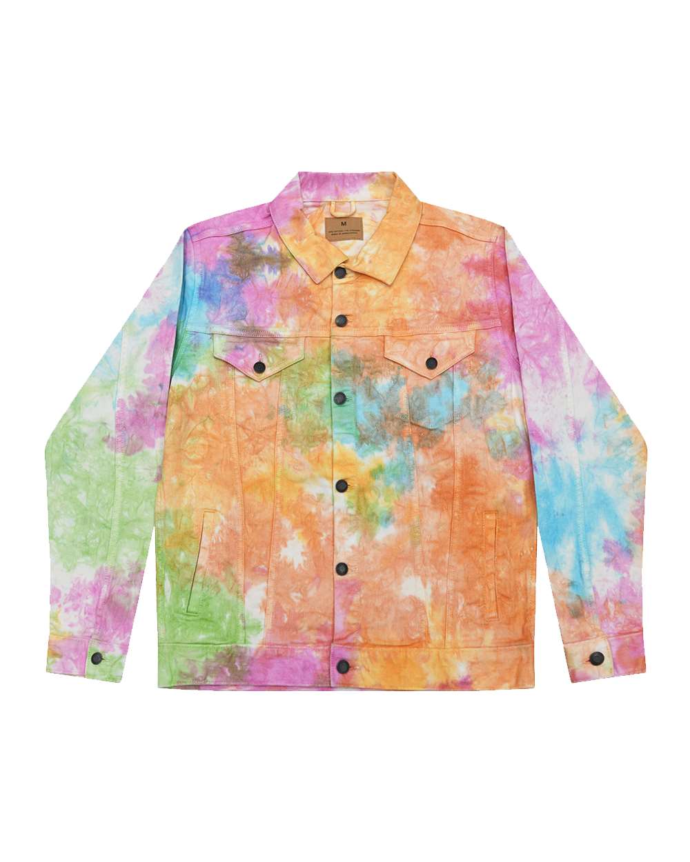 Unisex Tie-Dyed Denim Jacket - 9050 4