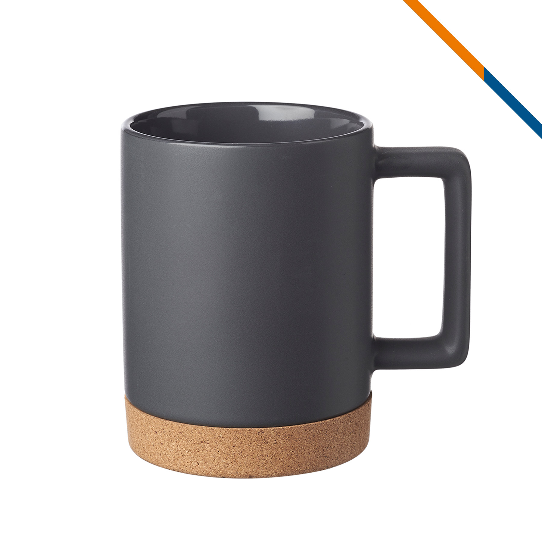 Dumas Cork Base Ceramic Mug - 15 OZ. 7