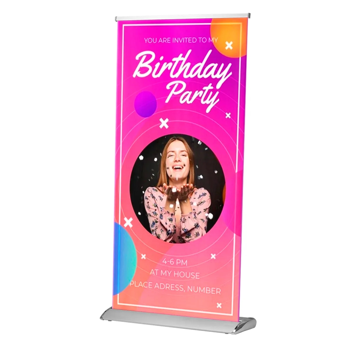 9 Mil Poly Deluxe Pull-Up Banner 2
