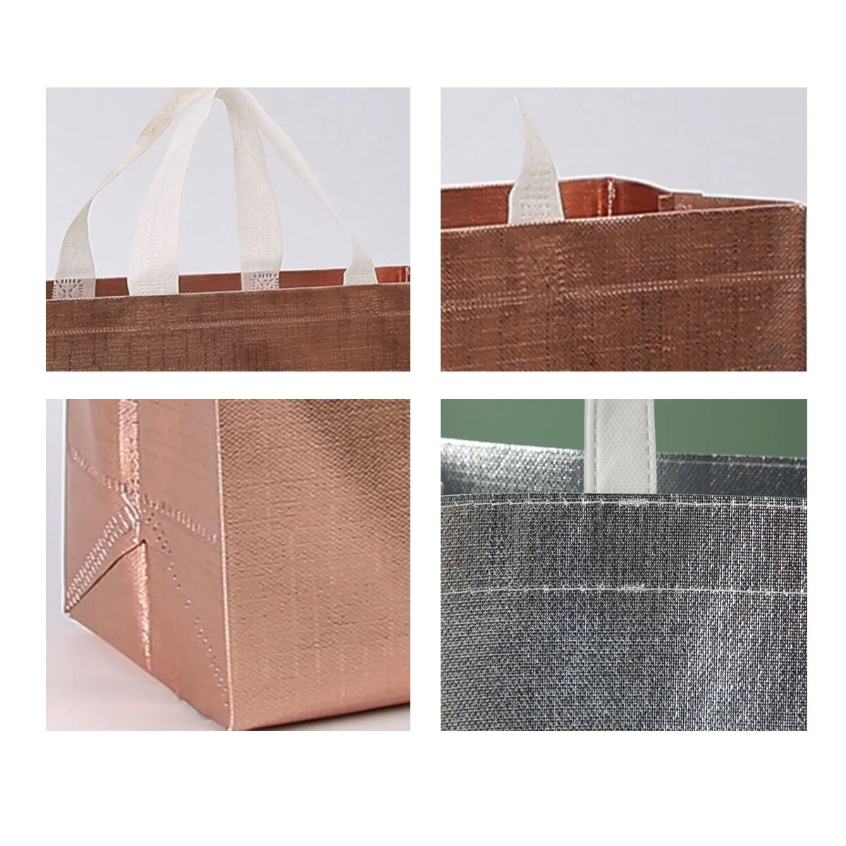 Reusable With Handle Non-Woven Stylish Foldable Shopping Bag 5