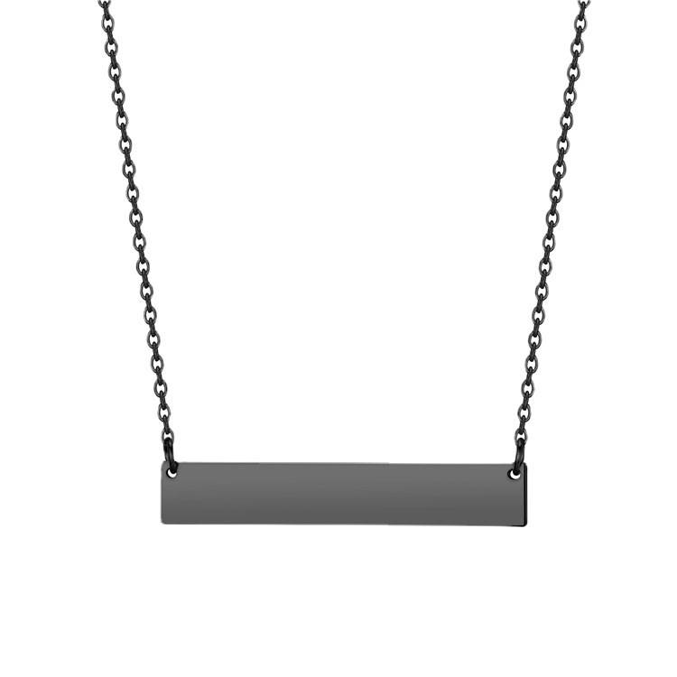 Steel Stainless Bar Necklace 1