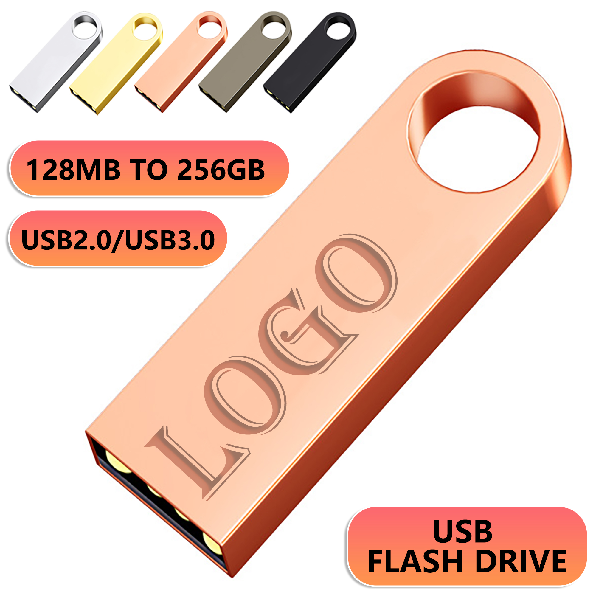 High-capacity high-speed USB flash drive made of zinc alloy 1