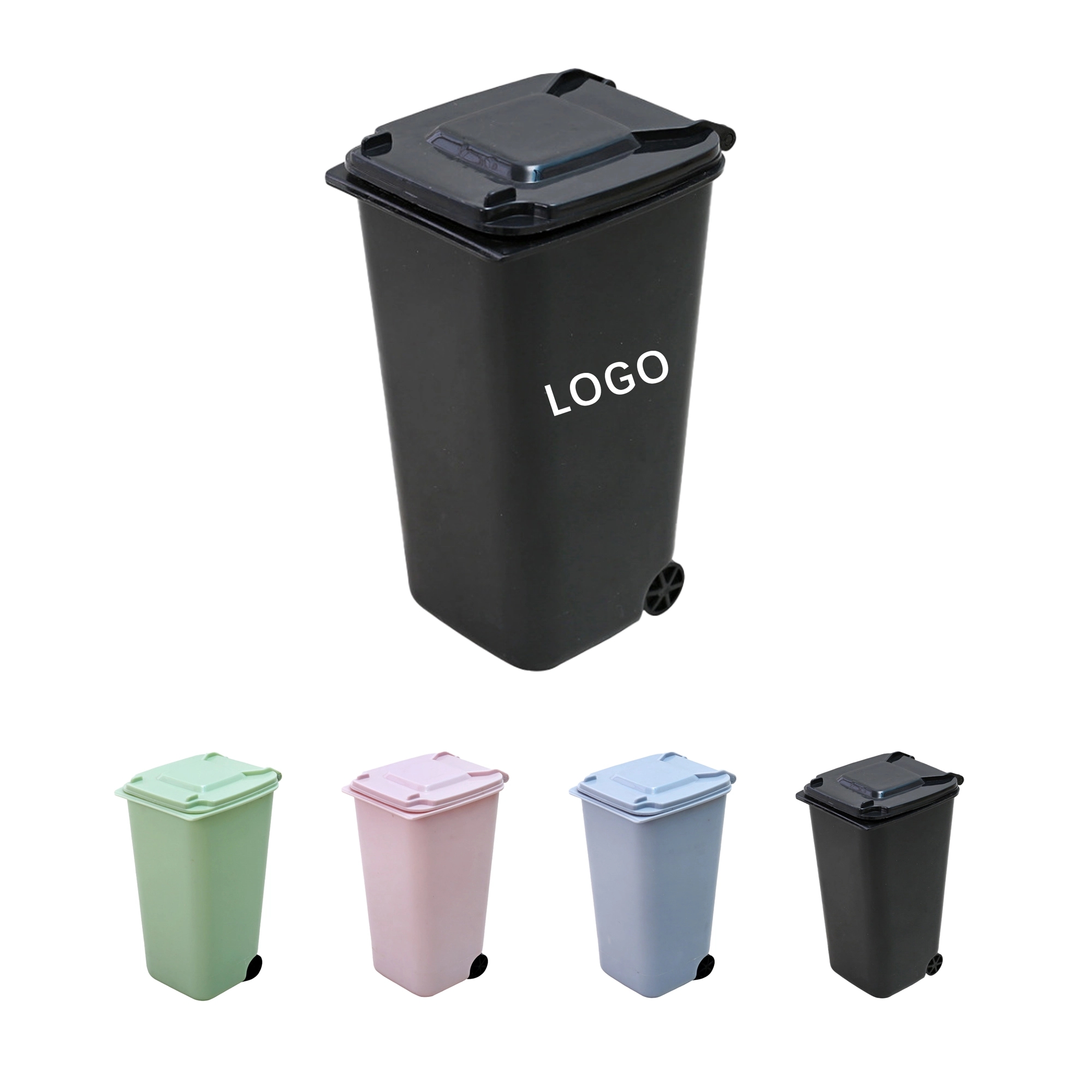 Mini Plastic Desktop Trash Can MOQ 50PCS 1