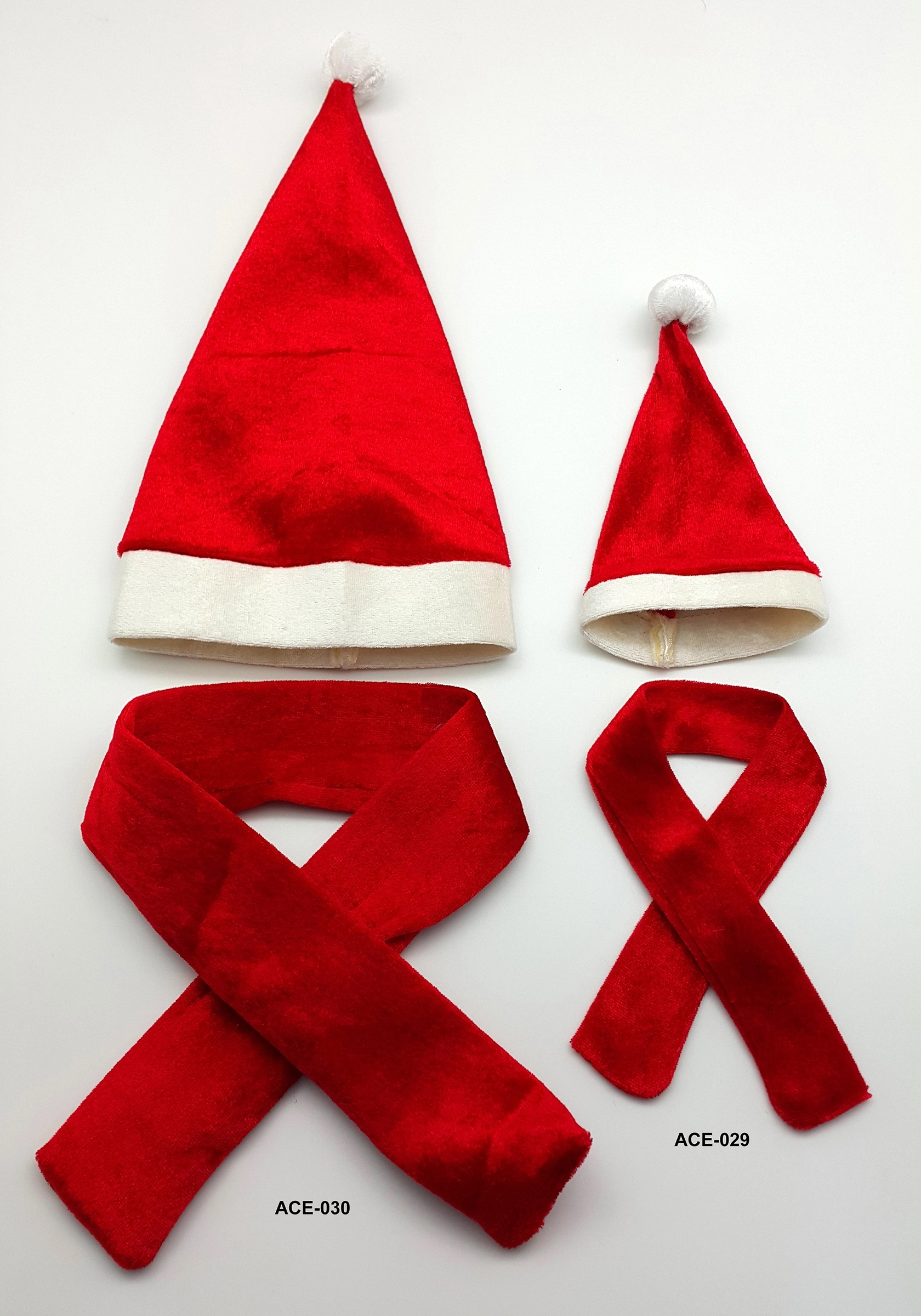 Santa Hat & Scarf for Stuffed Animals 2