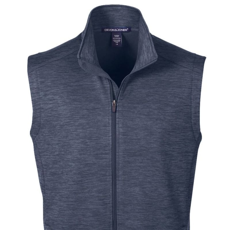 Devon & Jones Men's Newbury Mélange Fleece Vest 2