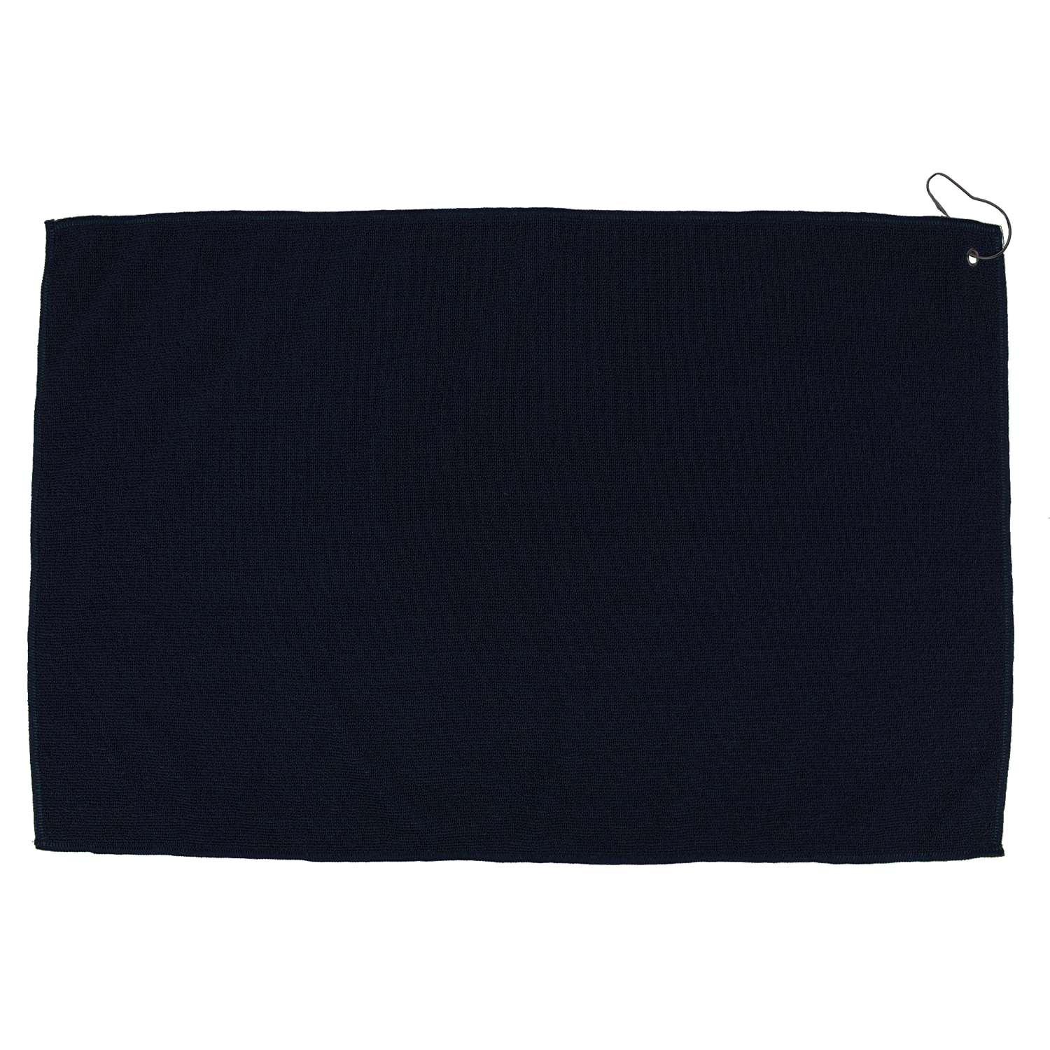 16" X 25" RPET Hemmed Golf Towel with Hook & Grommet 2