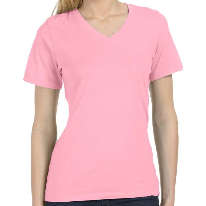 Bella Missys Relaxed Jersey Short-Sleeve V-Neck T-Shirt 9