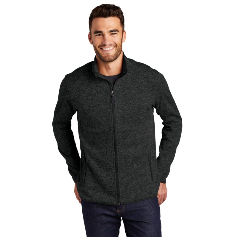 Port Authority Sweater Fleece Jacket. 12
