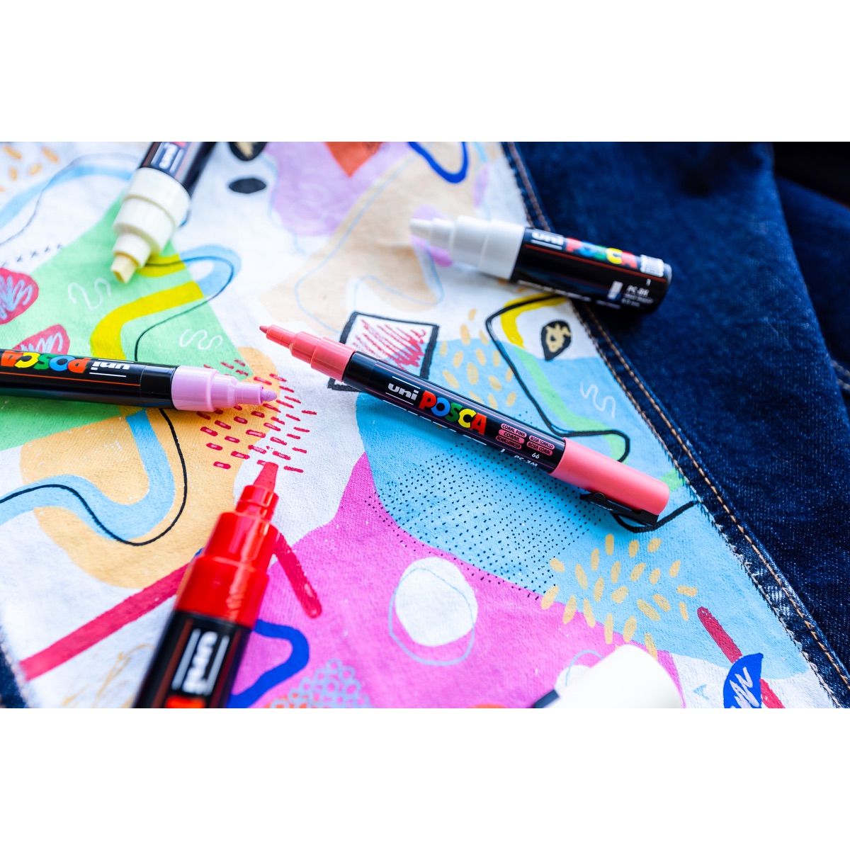 POSCA 4 Piece Metallic Marker Set with Bag 2