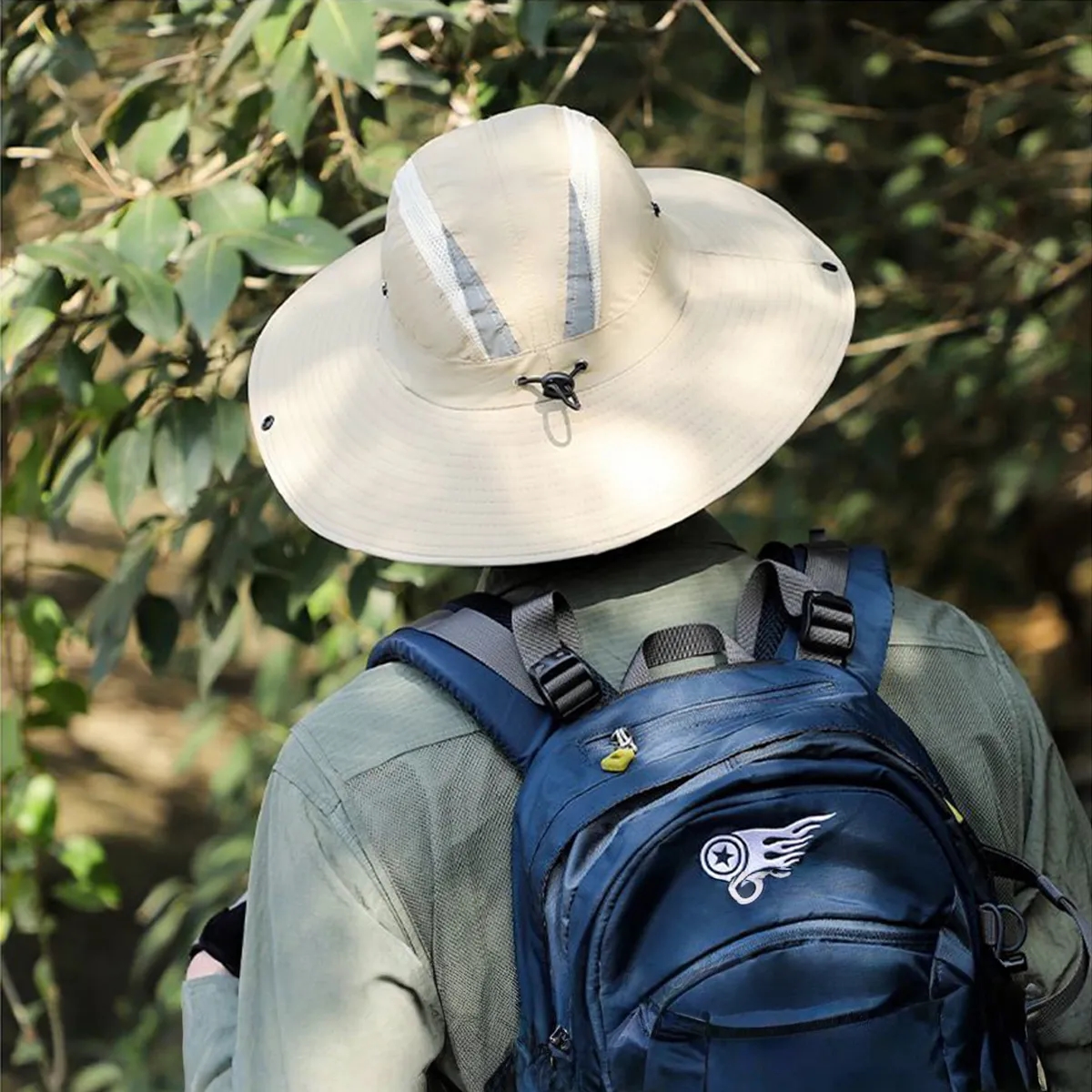 Outdoor Sun Protection Boonie Hat With Adjustable Chin Cord 6