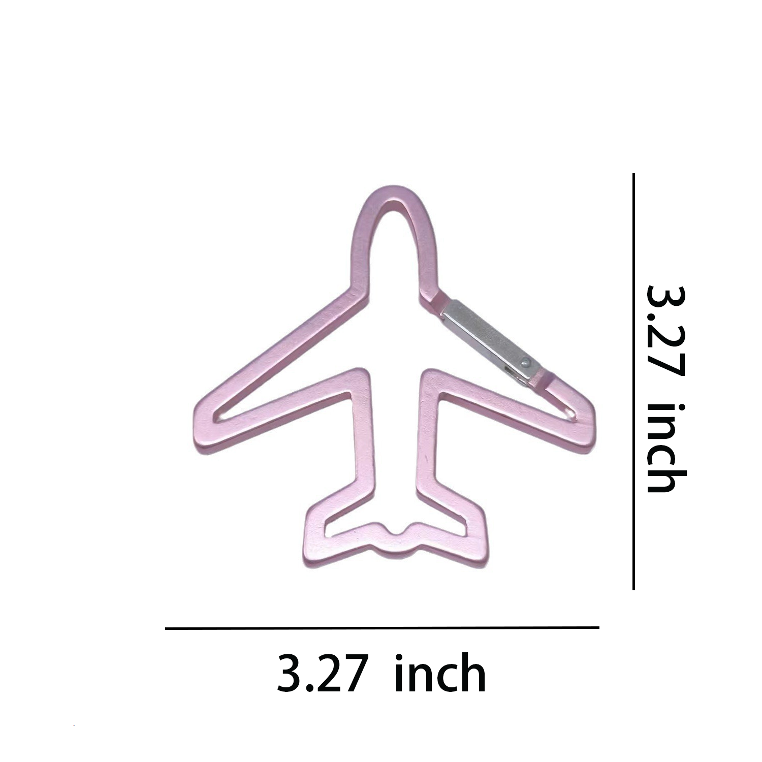 Aluminum Airplane Shaped Carabiner 2