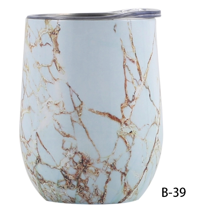 12 OZ U shape Stemless Thermos cup 26