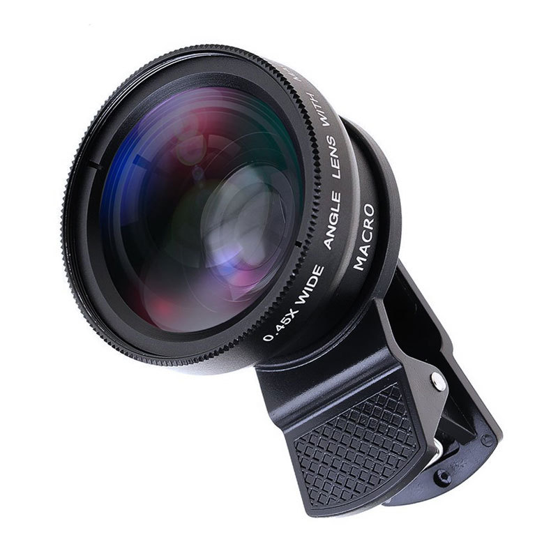 Clip-on Phone Lens Kit Super Wide Angle & Macro 3