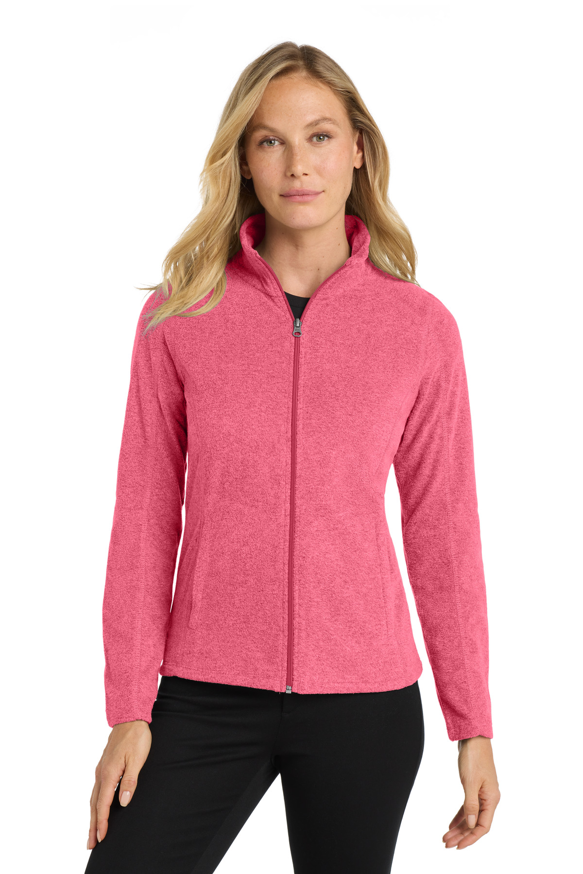 Port Authority Women's Heather Microfleece Full-Zip Jacket. L235 11