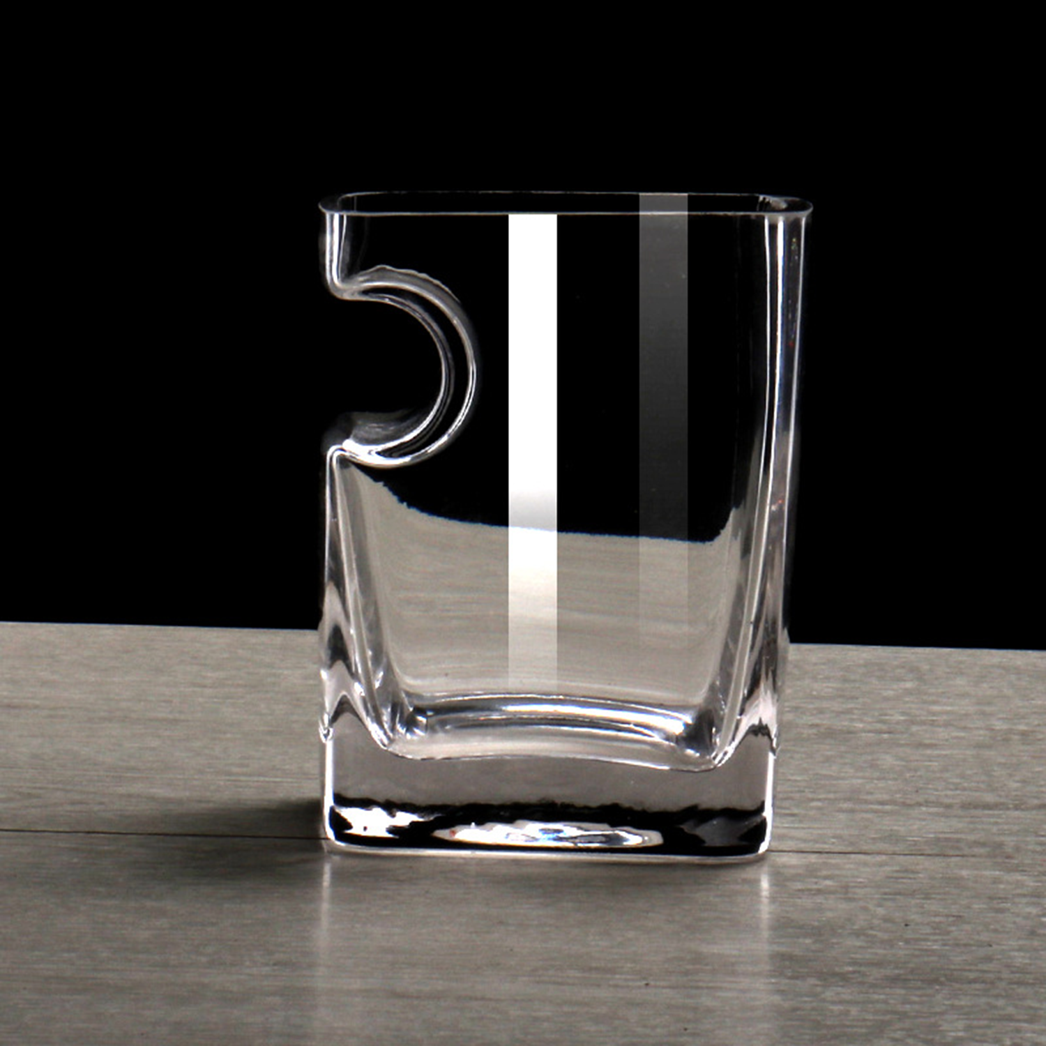 12Oz Crystal Clear Retro Whiskey Glass 2