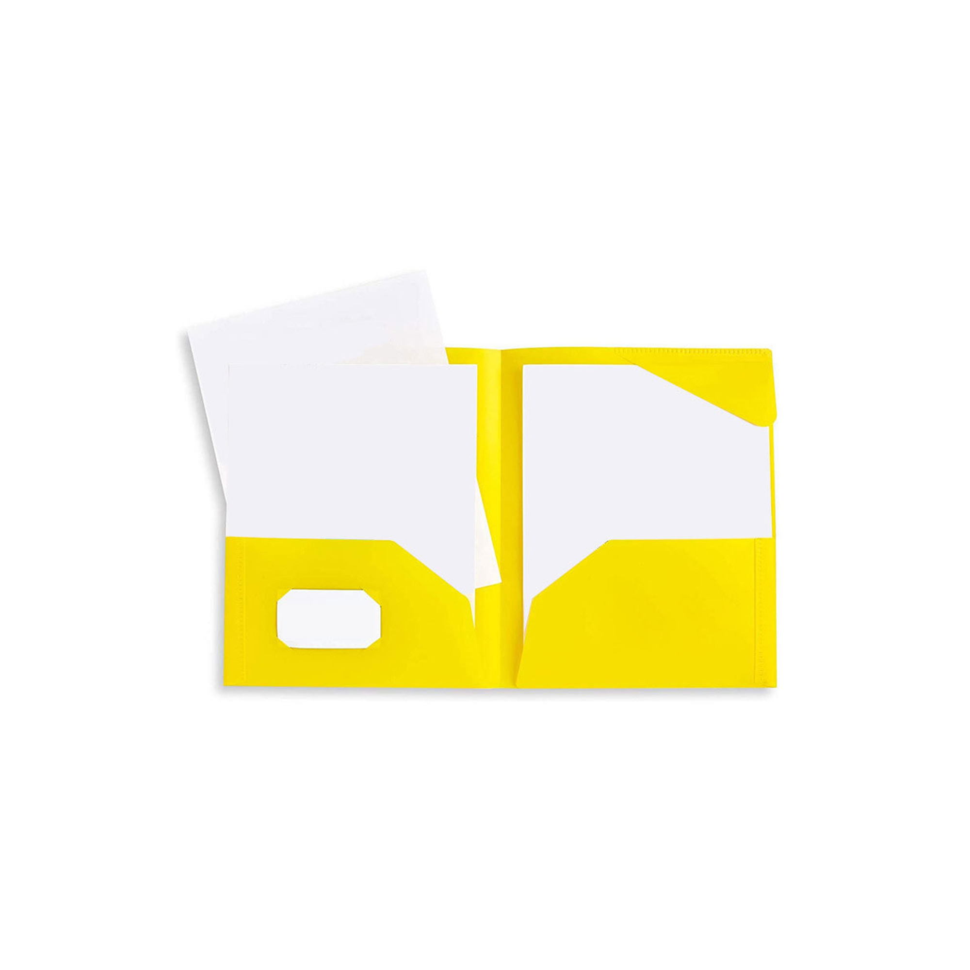 Plastic Two Pocket Folder 4
