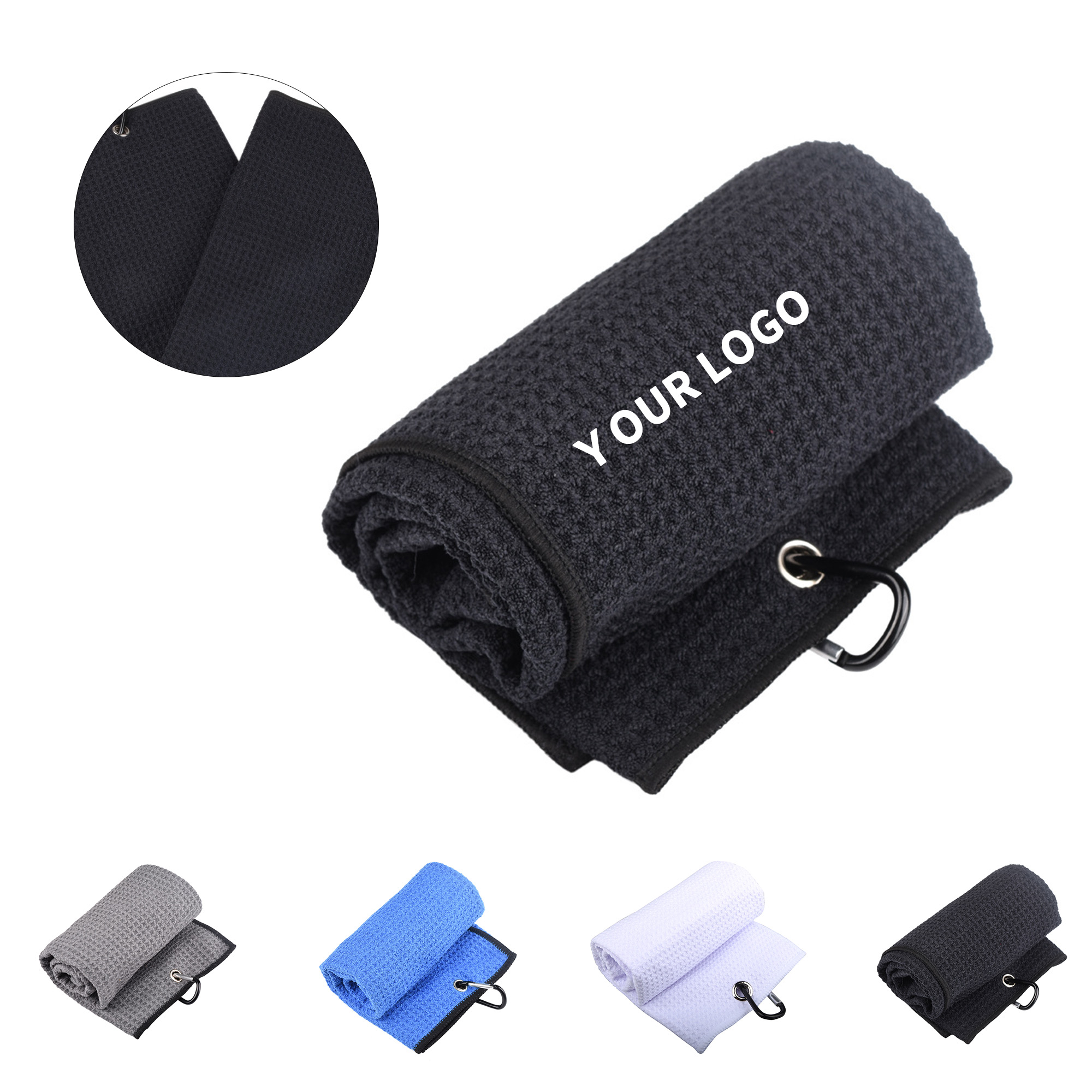Microfiber Tri Fold Golf Towel 6