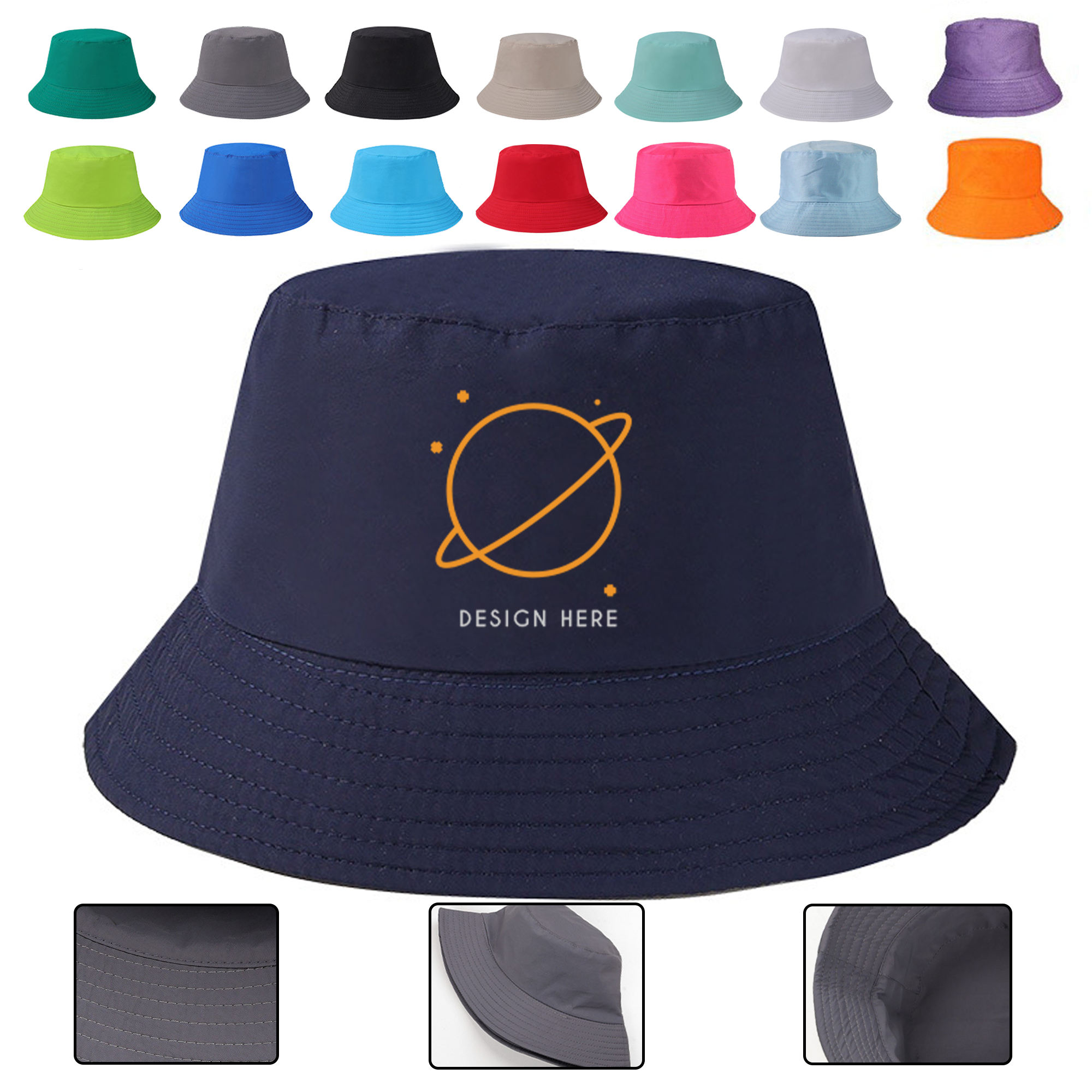 Unisex Wide Brim Fisherman Hat 3
