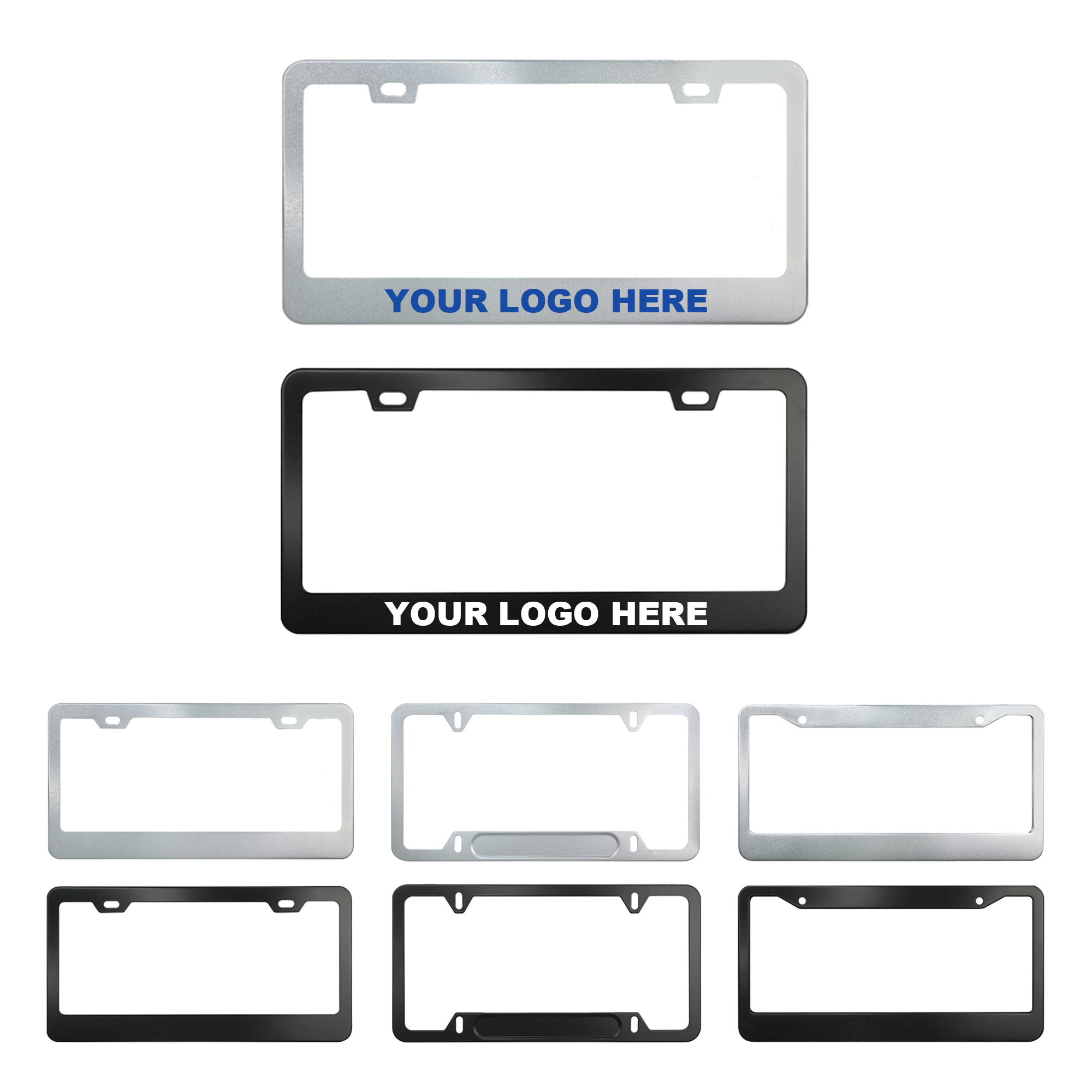 Aluminum Car License Plate Frame 2