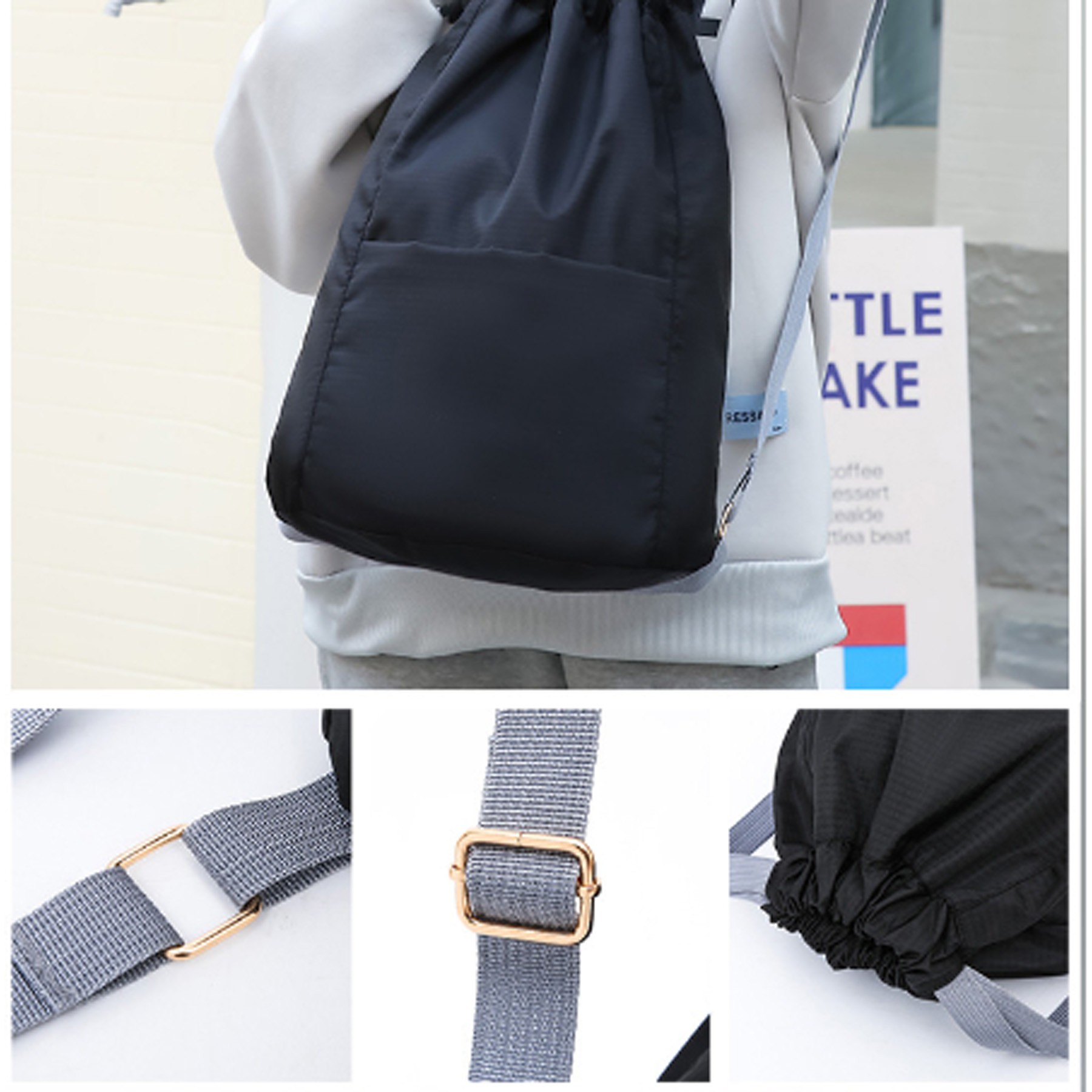 Versatile Drawstring Backpack 6