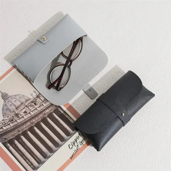 Soft PU Leather Sunglasses Pouch 14