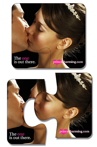 Magnet - 2-Piece Puzzle Shape (3.5x4) - 25 Mil. 2