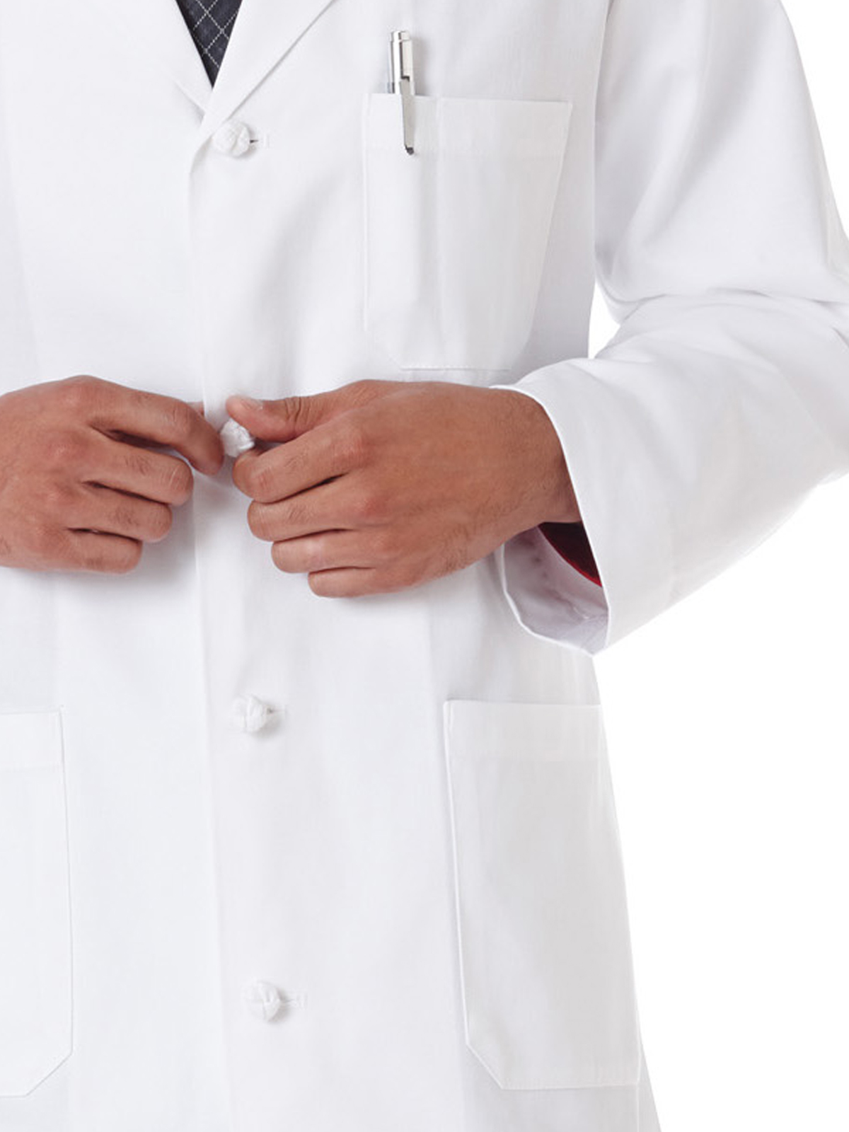Meta Labwear - Unisex Five-Pocket 44" Full-Length Lab Coat 2
