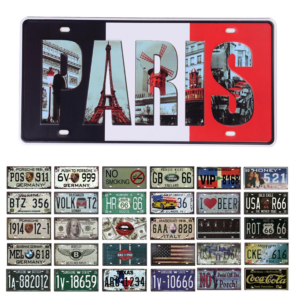 Full Color Dye Sublimated Embossed Aluminum License Plate 3