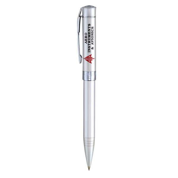 Astarte Satin Chrome Metal Pen, Ballpoint pen 3