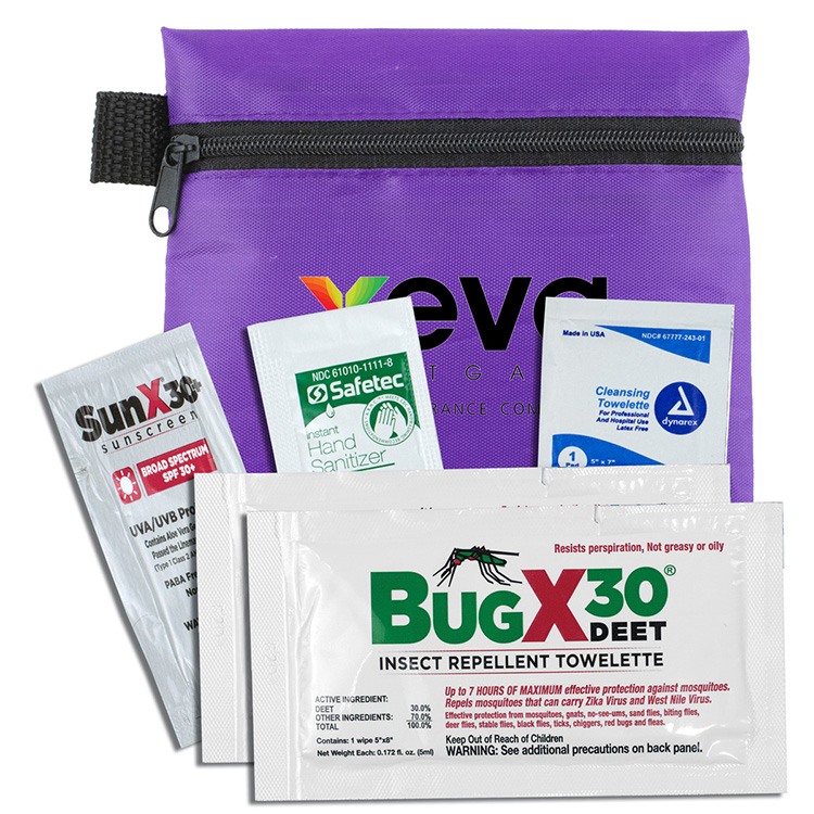 'Stay Safe Kit' 5 Piece Insect Repellent Kit in Zipper Pouch 1