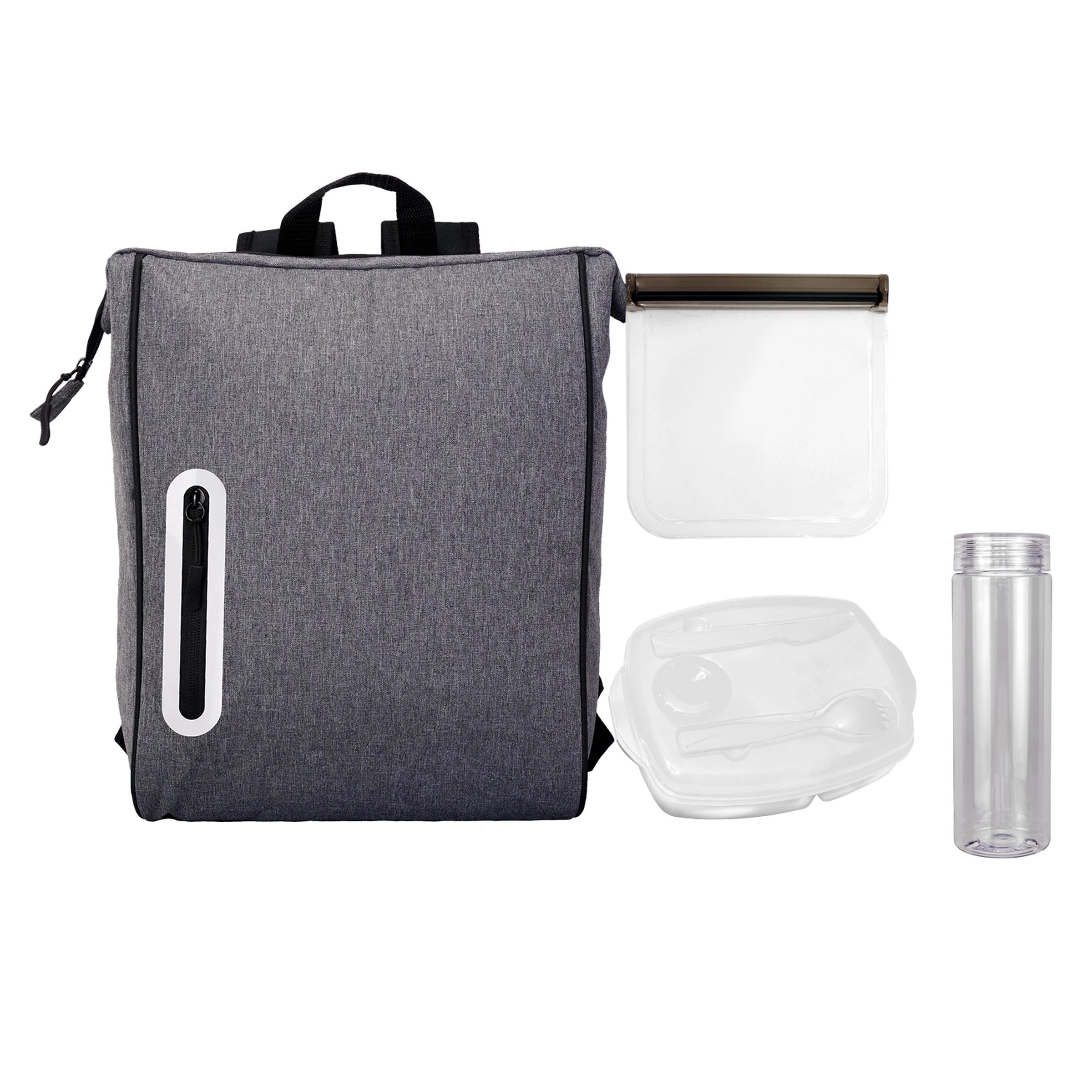Locking Lid Sandwich & Drink Oval Lunch Cooler 6