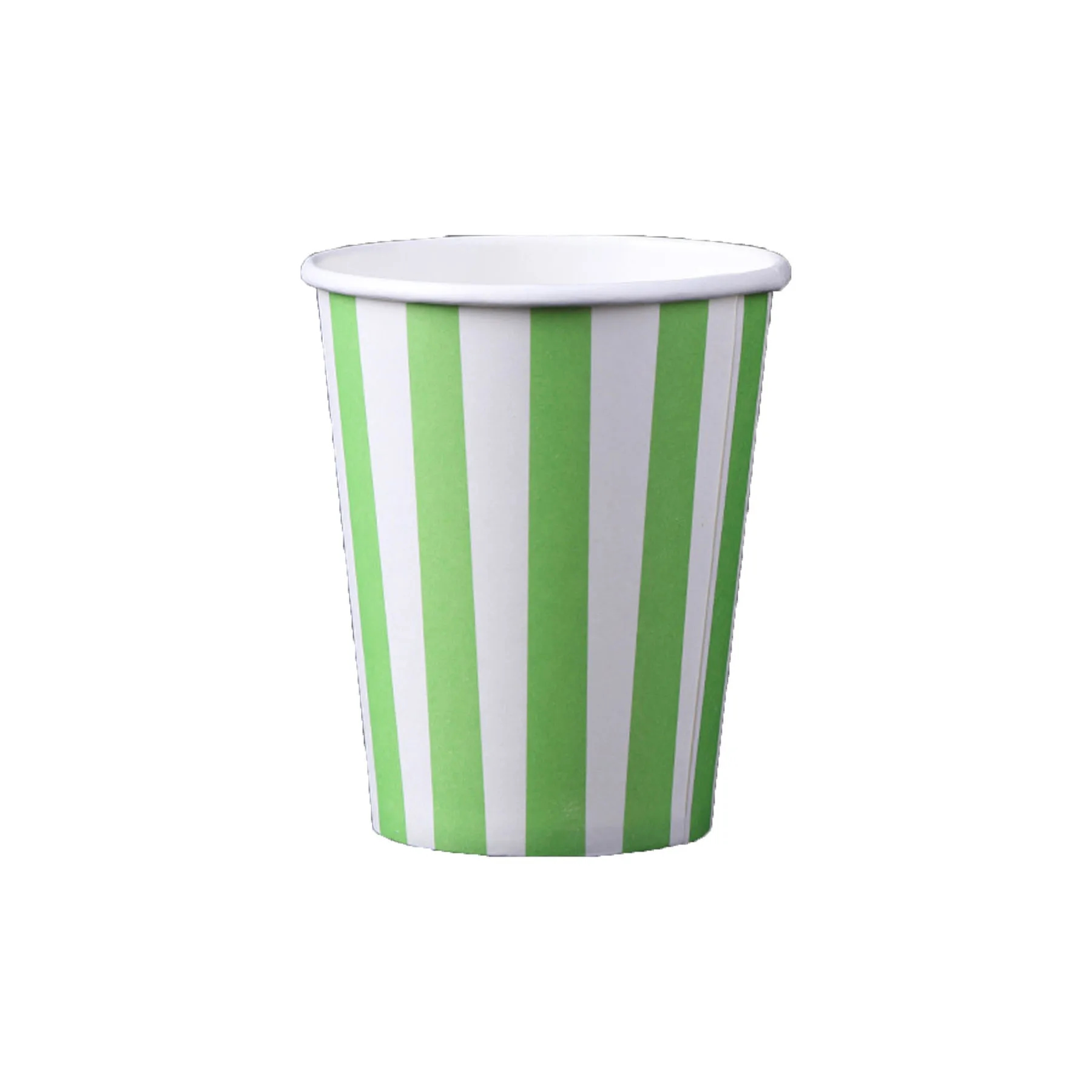 Disposable Striped Colored Paper Cups 2