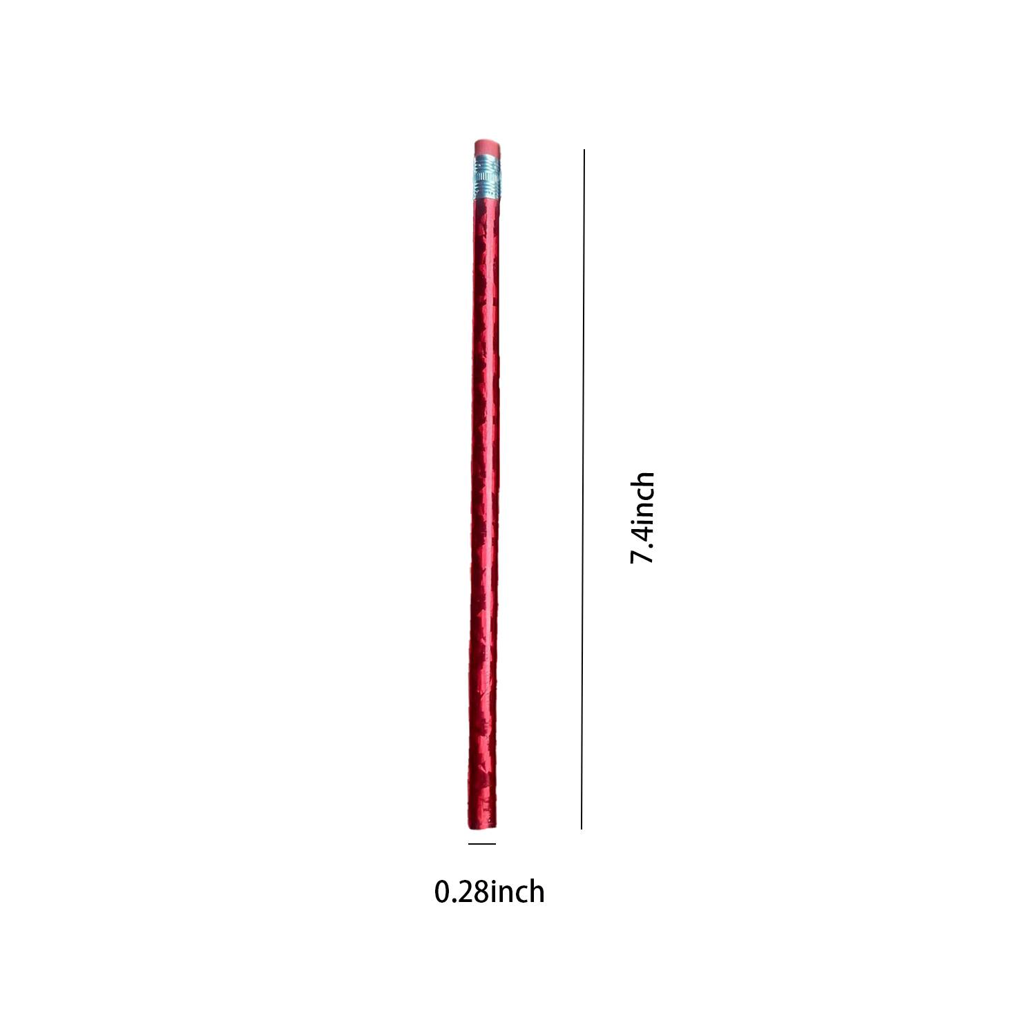 Wooden Holographic Round Pencil 4