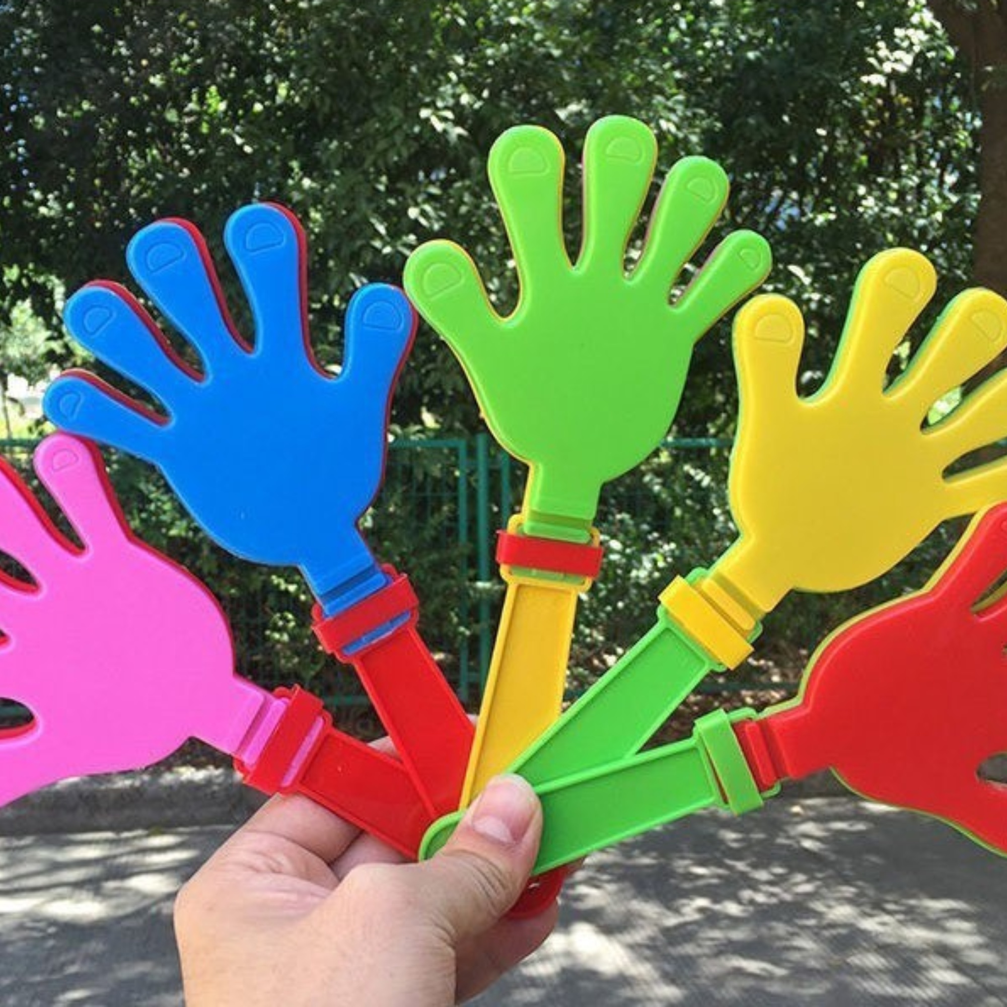 Brand new environmental protection plastic toy clapper 7