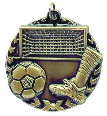 Soccer Millennium Medal, 1 3/4" 2