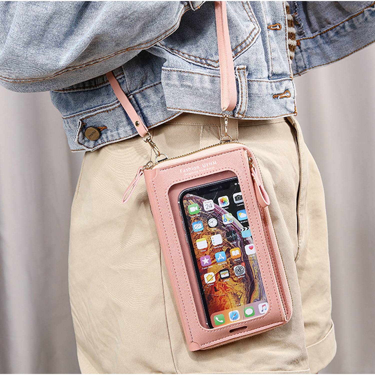 Customized Universal PU Purse Phone Bag 5