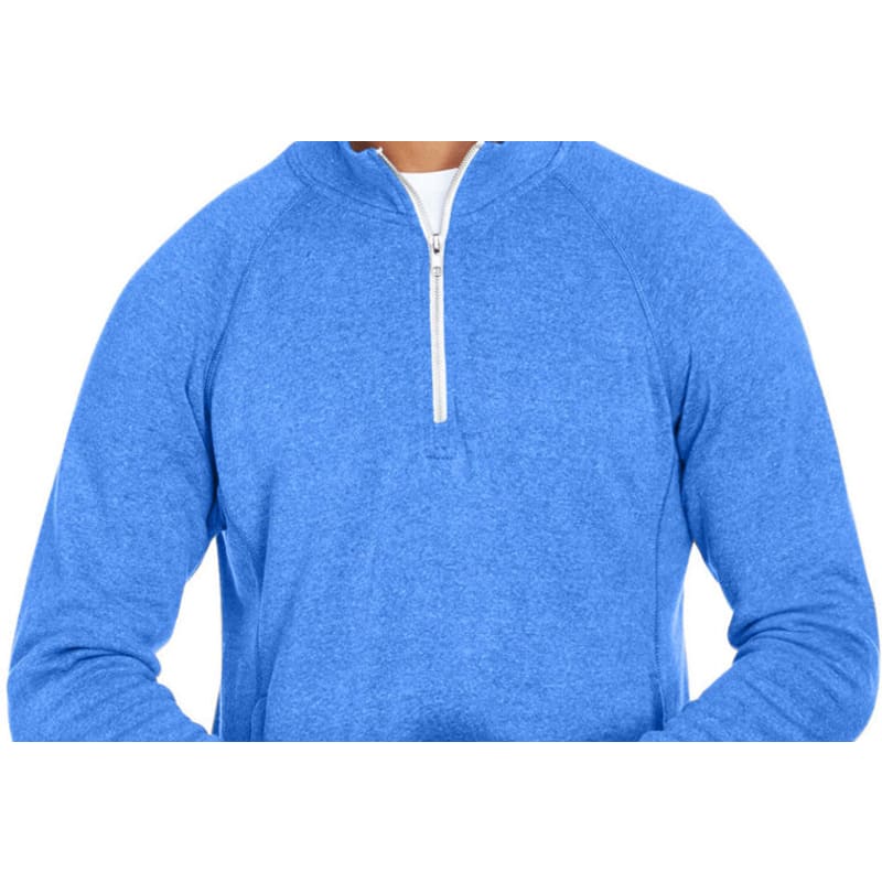 J America Adult Triblend Fleece Quarter-Zip, custom hoodie or sweatshirt with logo imprint 7