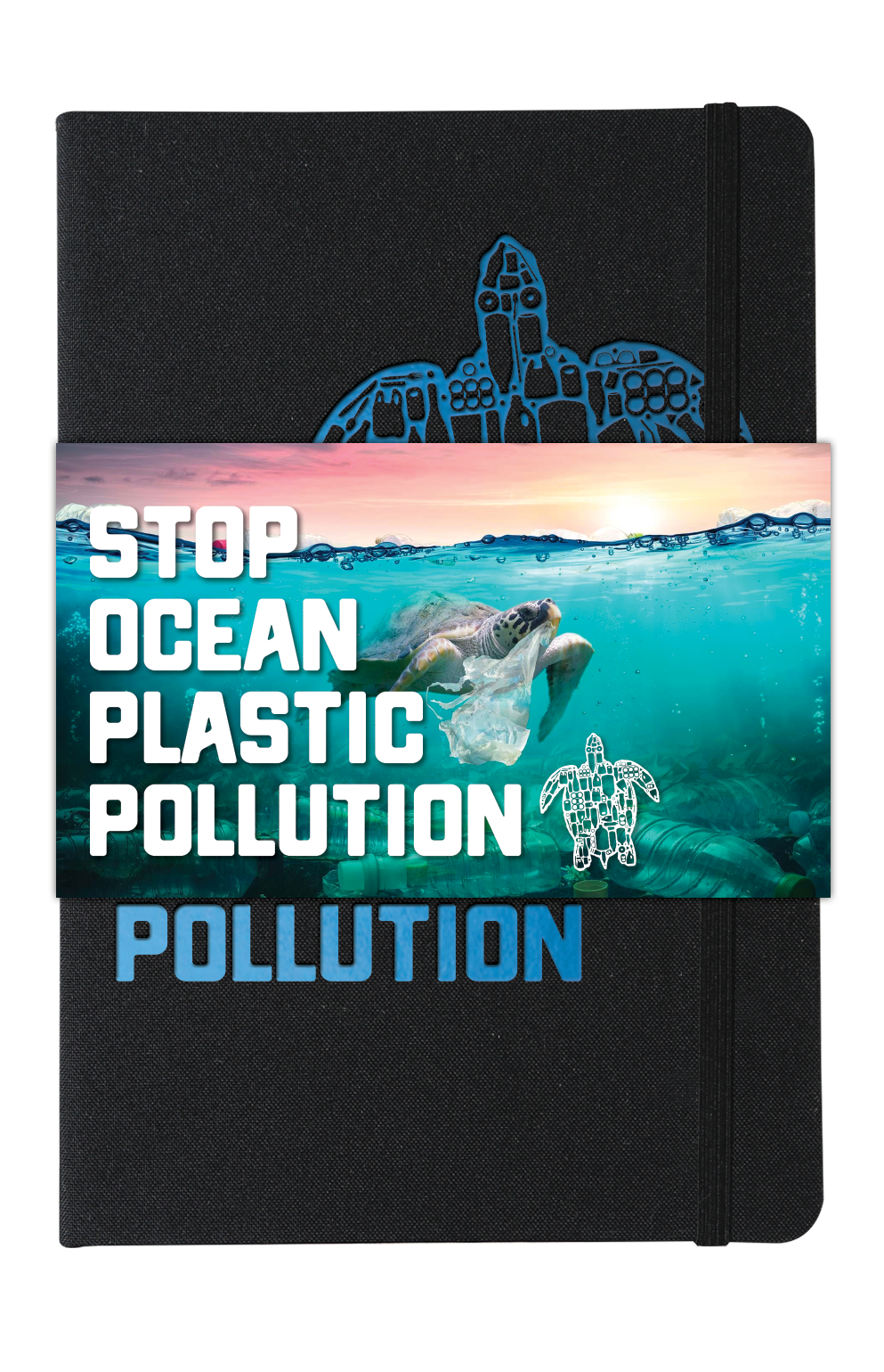 Recycled Marine Journal w/ Graphic Wrap