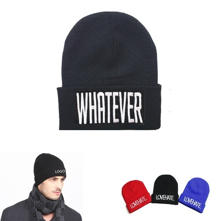 Knit Beanie Cap 1
