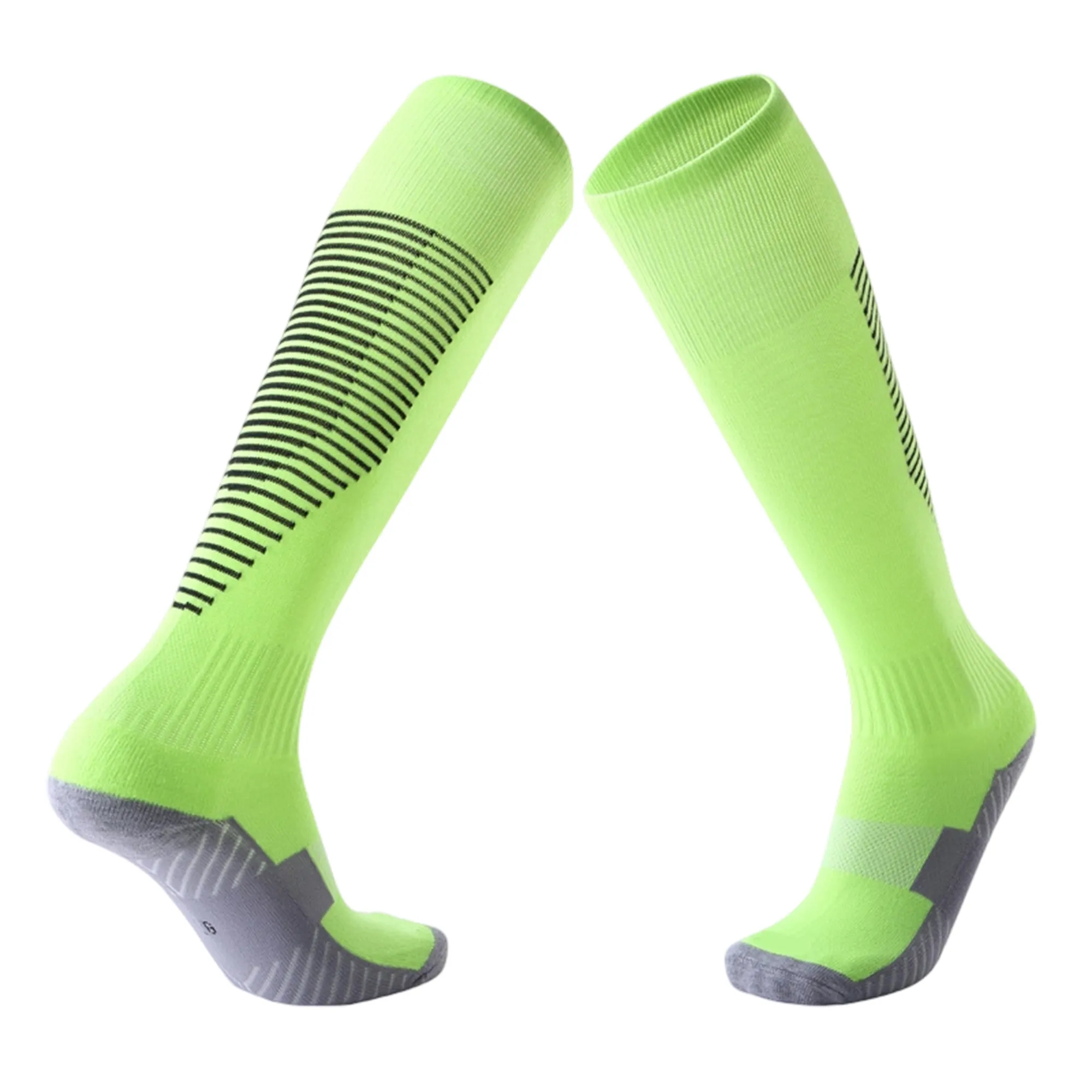 Professional Knee-High Soccer Socks with Cushioning 16