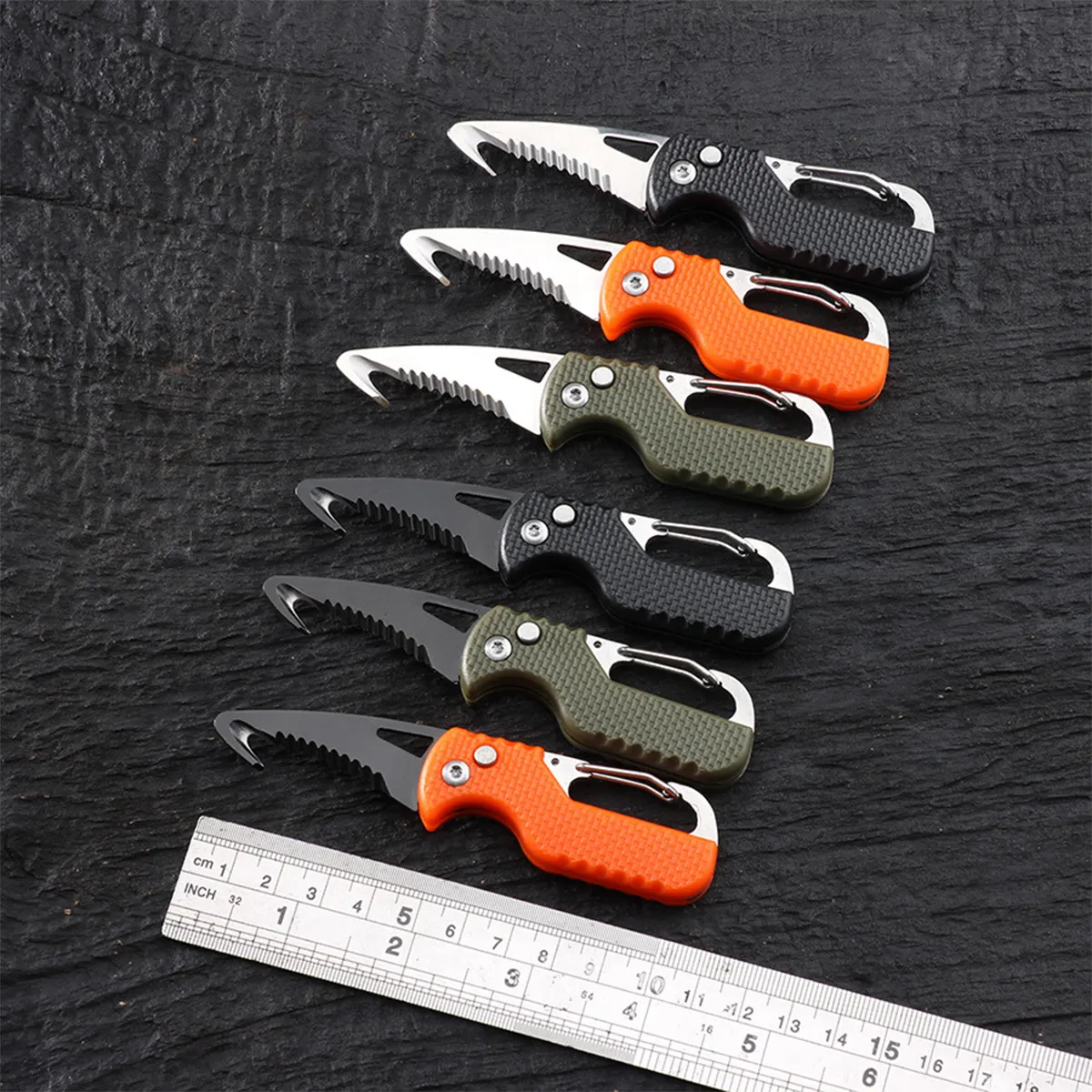 Safety And Useful Compact Mini Folding Keychain Knife 5