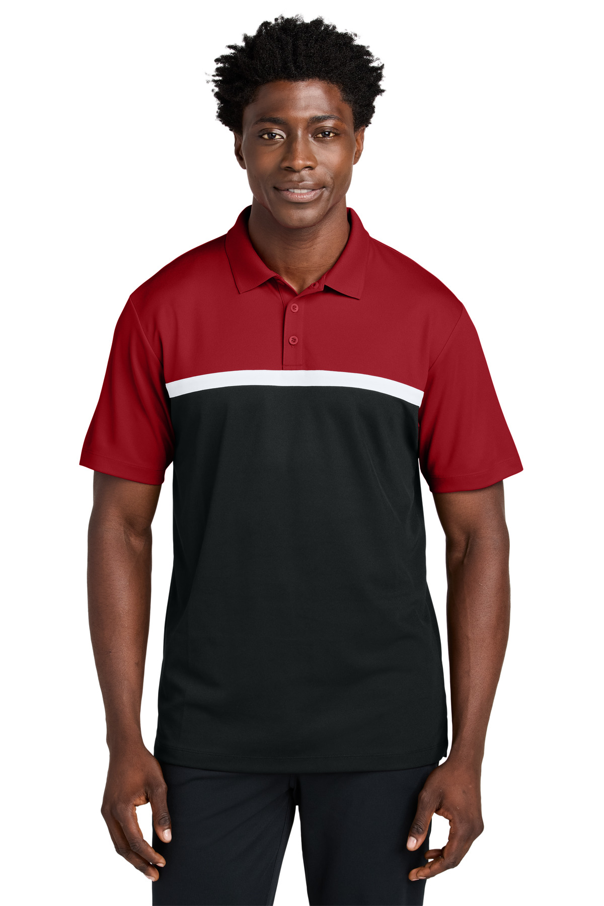 Sport-Tek UV Micropique Colorblock Polo ST741 30