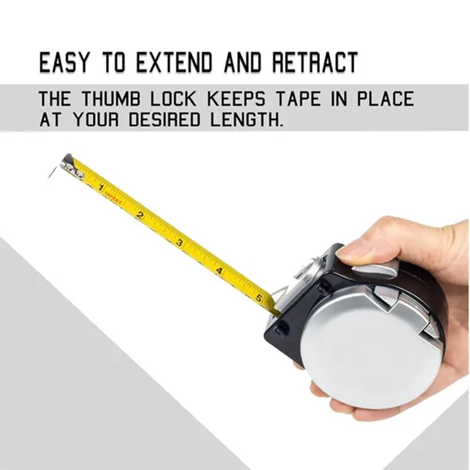 16" Multifunction Calculator Tape Measure W/ Pen 4