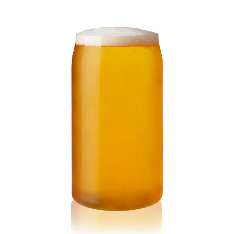 True® Beer Can Pint Glass, set of 4 3