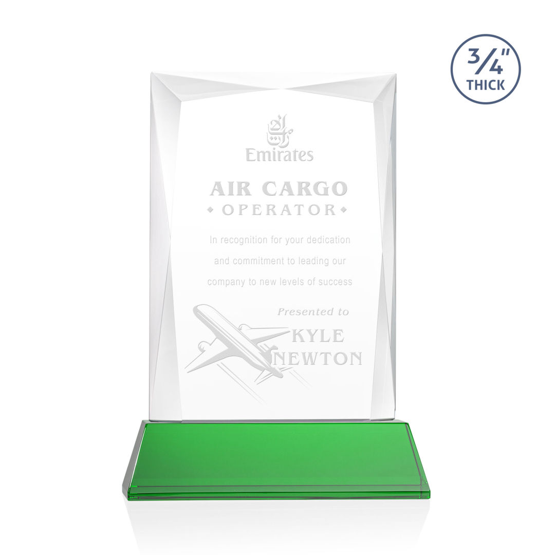 Messina Award on Newhaven Base - Green 12