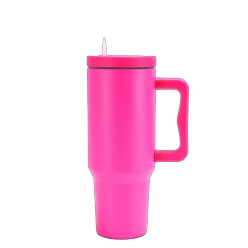 30 oz Stainless Steel Tumbler W/ Straw & Lid 4