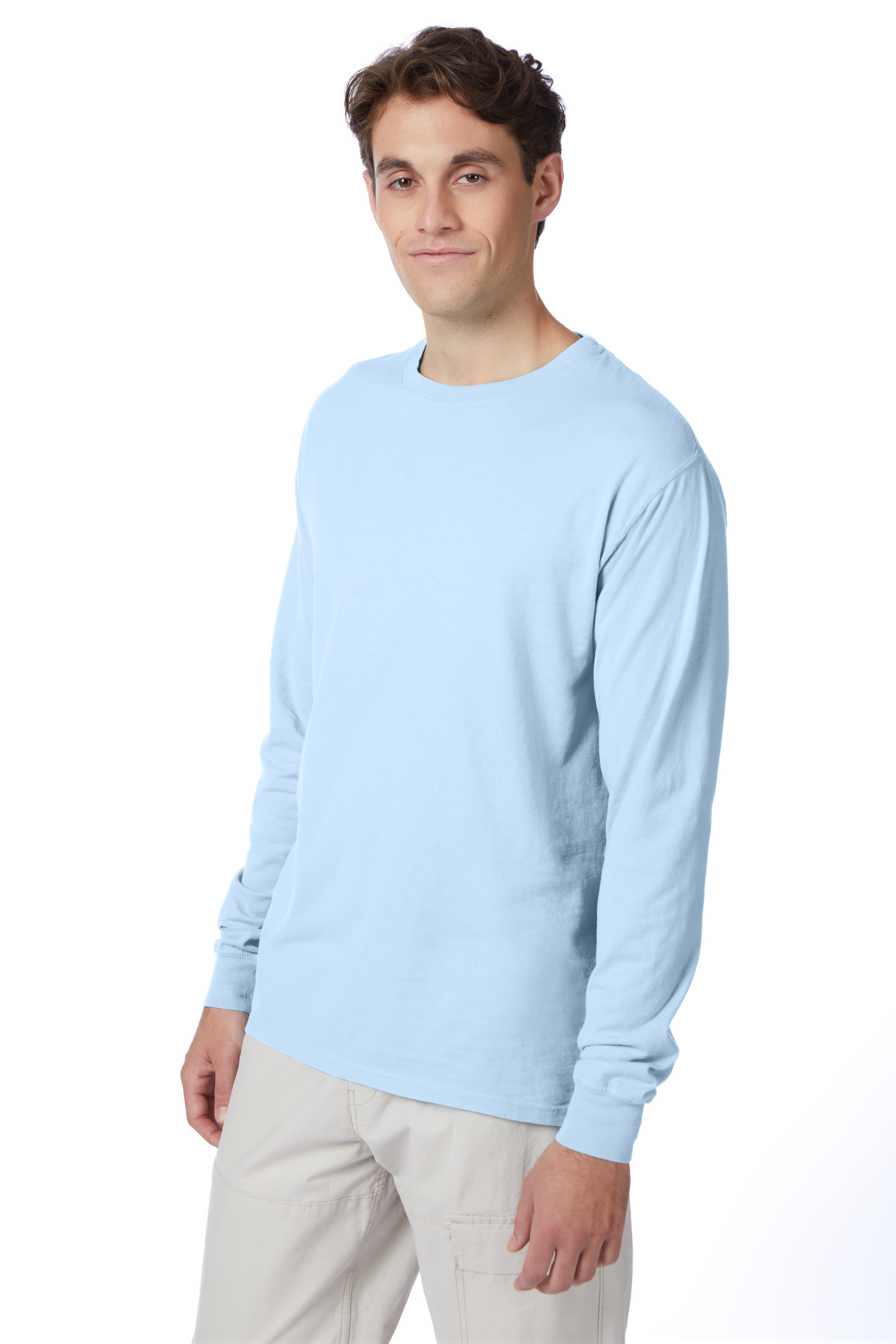 Hanes Beefy-T Long-Sleeve T-Shirt 9
