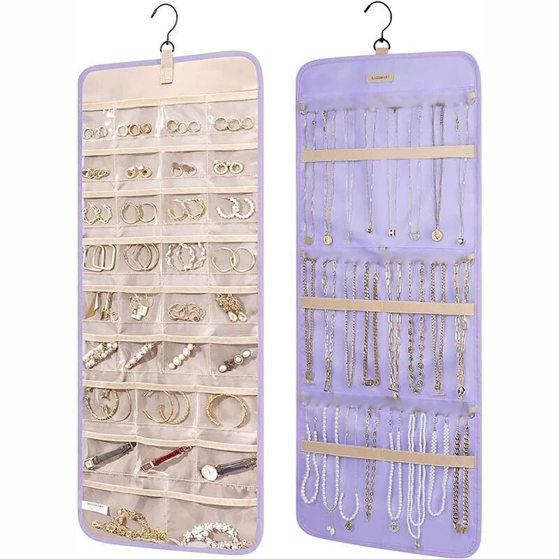 Jewelry Bag Foldable Earring Storage Roll 2
